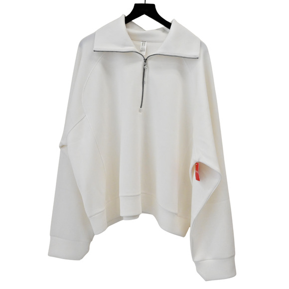 Spanx Powder Airessentials Half Zip Pull-Over Sweater Size 3x 50346R - Picture 1 of 8